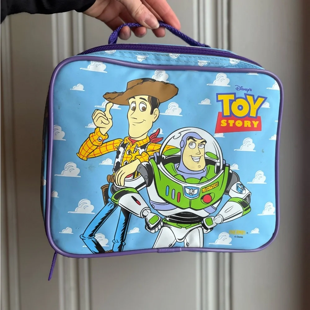 Vintage 1995 Disney Toy Story THERMOS Lunchbox and Army Man Thermos Container